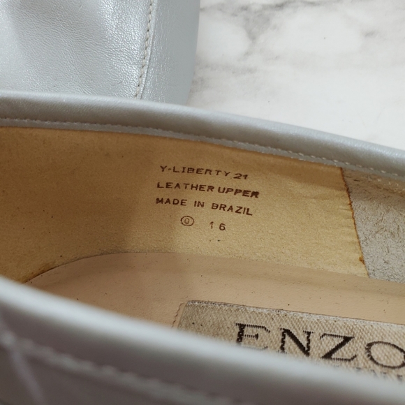 Enzo Angiolini Blue Liberty Square Toed Loafers - Picture 9 of 9